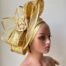 Gold Turban Fascinator Four