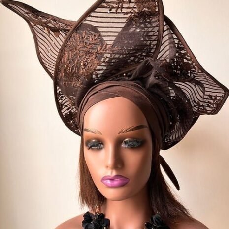 Gorgeous Sage Fascinator Turban One