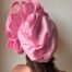 Pink Fascinator Headgear Back View Three