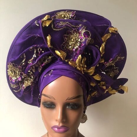 Purple Auto Gele One
