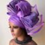 Sequin Fascinator with Bows Turban Two