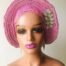 Shiny Lyonia Patterned Turban Two