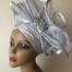 Silver Fascinator Turban Three
