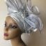 Silver Fascinator Turban