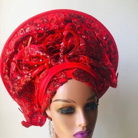 Wine Sylph Fascinator Turban Two Wine Sylph Fascinator Turban Two