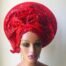 Wine Sylph Fascinator Turban Four