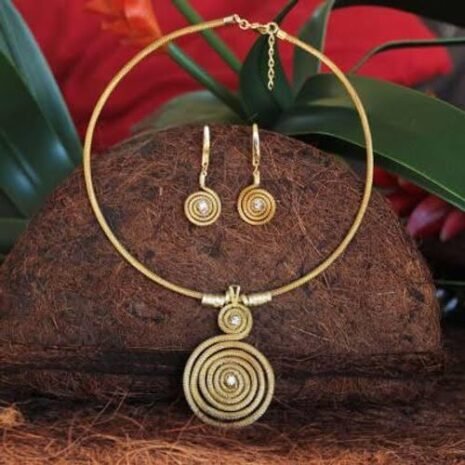 Handcrafted Golden Jalapeño Necklaces