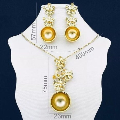 Three Tone Necklace Set Three Three Tone Necklace Set Three