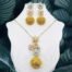 Three Tone Necklace Set
