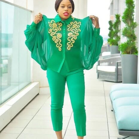 Embroidered Evening Pantsuit Four Embroidered Evening Pantsuit Four