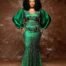 Green Mermaid Sequins prom dress One