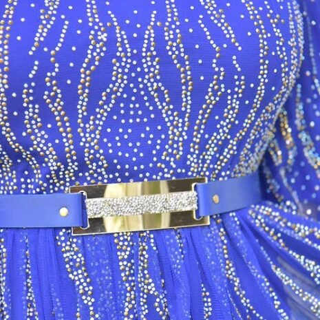 Kim Blue chiffon Dress Two Kim Blue chiffon Dress Two