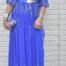 Kim Blue chiffon Dress Five