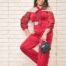 Red Women’s jumpsuit Two