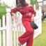 Red Women’s jumpsuit Five