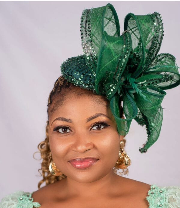 Boonie Green Statement Fascinator