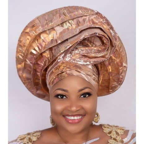 Burnt-Orange-Sequins-Auto-Gele-2 Burnt Orange Sequins Auto Gele Two