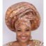 Burnt Orange Sequins Auto Gele Two