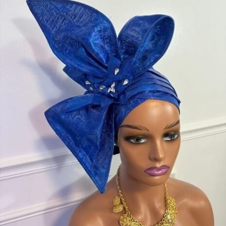 Chidera-Royal-Blue-Auto-Gele-2 Chidera Royal Blue Auto Gele Two