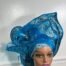 Nora light Blue Damas Auto Gele Three