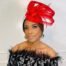 Red Derby Wedding Fascinator