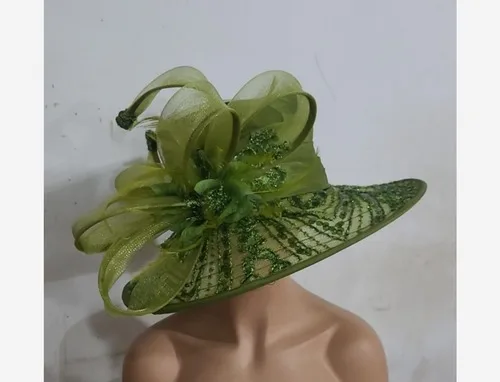 Mint Green Women's Wedding Hat One