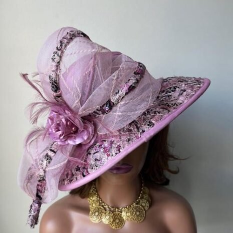 Pink-Royal-Wedding-Hat-2 Pink Royal Wedding Hat Two