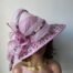Pink Royal Wedding Hat Two