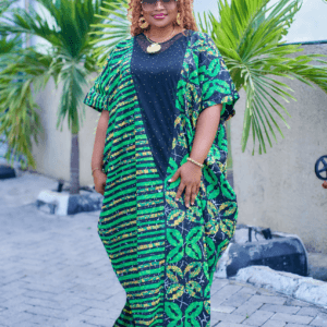 Shola Ankara Maxi Boubou Kaftan
