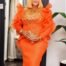 Nudeen Couture Dress Orange